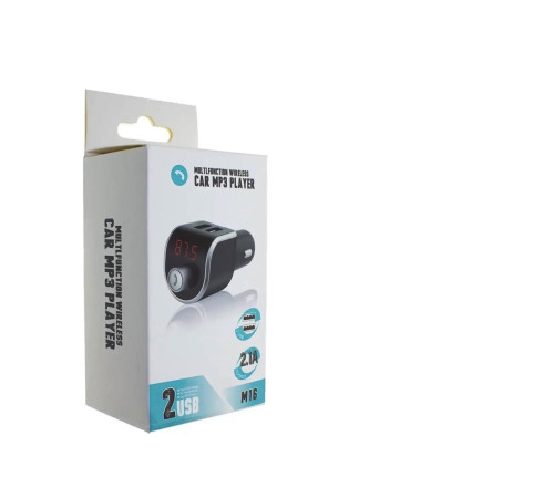 Автомобільний FM модулятор M16 Bluetooth mp3 від прикурювача (FMM16)