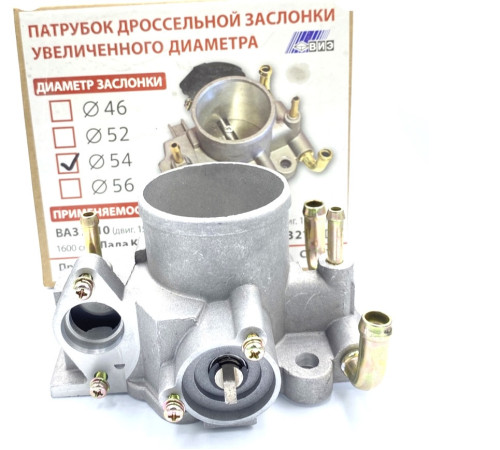 Дросельна заслінка OEM для ваз 1117 1119 2104 2107 2108 2115 2170 2172 54 мм (2112-1148010-12-54)