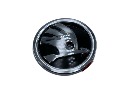 Емблема Логотип SKODA Хром 80 мм (5JD853621A)