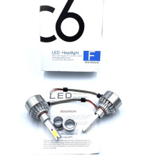 Комплект автомобільних LED ламп C6 H1 12v 24v 6500K (5537)