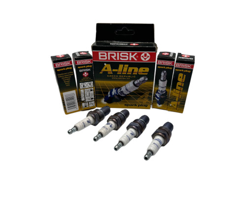 Свічки запалювання Brisk A-line 2 ваз 2108 2109 21099 21 ключ комплект (LR15YCY-2)