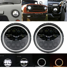 Фари передні LED для ваз 2101 2121 21213 Уаз 469 Газ 24 Хаммер FJ Cruiser w463 (LEDO245631)